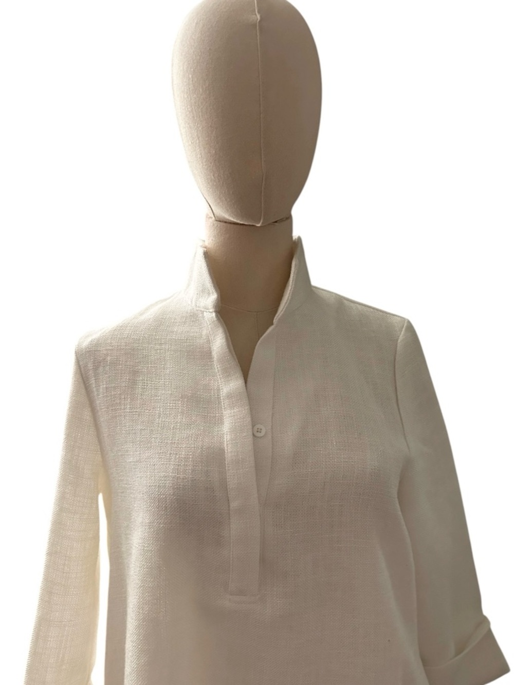 Tuckernuck Linen Cotton Blend Collared Dress size women’s small - Picture 3 of 11